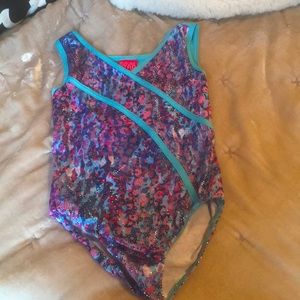 Girls gymnastics leotard.